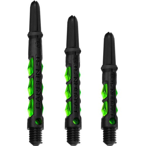 Harrows Carbon ST Shafts – Dart Stems – Black & Green