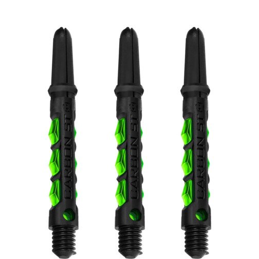 Harrows Carbon ST - Dart Stems - Black & Green