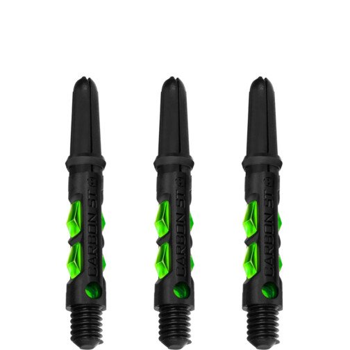 Harrows ST Shafts - Dart Stems - Black & Green