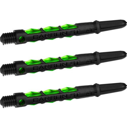 Harrows Carbon ST Shafts - Stems - Black & Green