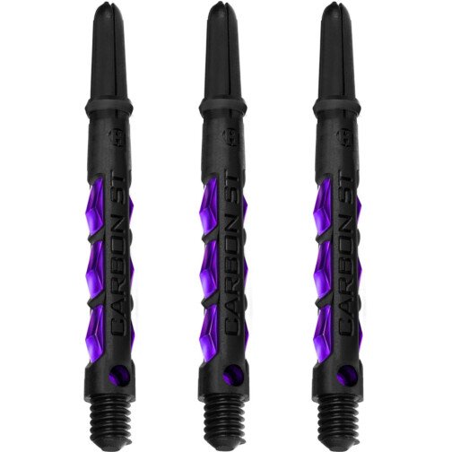 Harrows Carbon ST - Dart Stems - Black & Purple