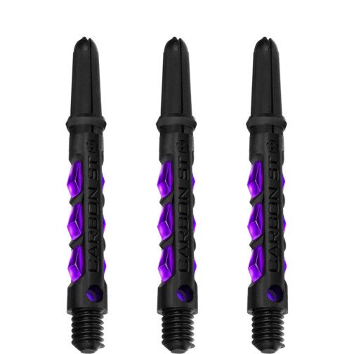 Harrows Carbon ST Shafts - Stems - Black & Purple