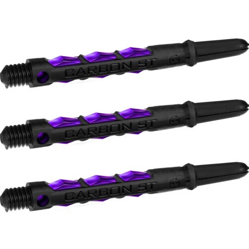 Harrows Carbon ST Shafts - Dart - Black & Purple