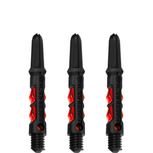 Harrows Carbon Shafts - Dart Stems - Black & Red