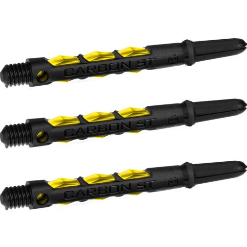 Harrows Carbon Shafts - Dart Stems - Black & Yellow