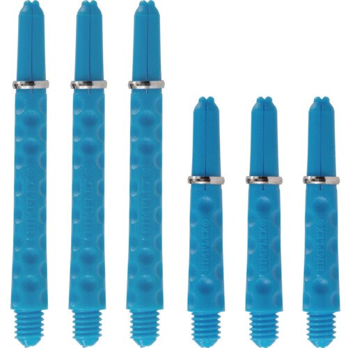 Harrows Dimplex Shafts – Dart Stems – with Rings – Aqua Blue