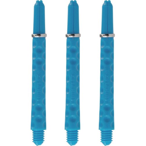 Harrows Dimplex Shafts - Dart Stems - with Rings - Aqua Blue