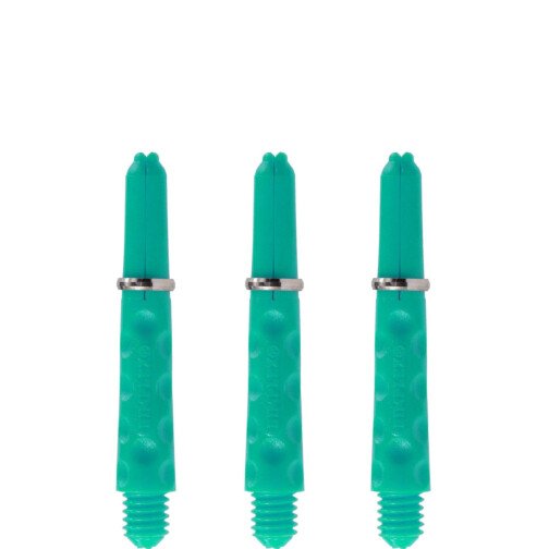 Harrows Dimplex Shafts - Dart Stems - with Rings - Jade