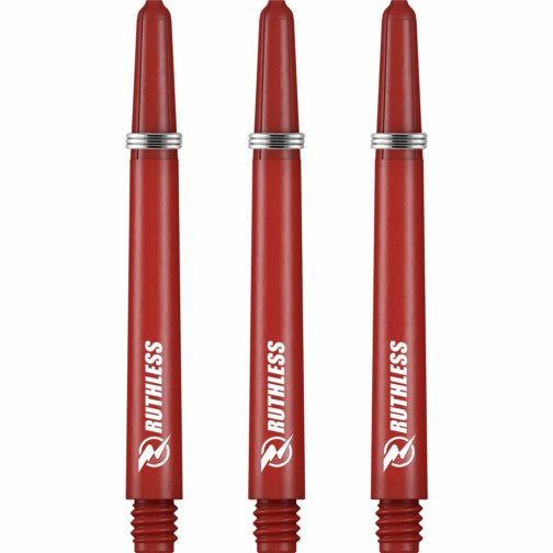 Ruthless Deflectagrip Dart - Nylon Stems with Springs - Red