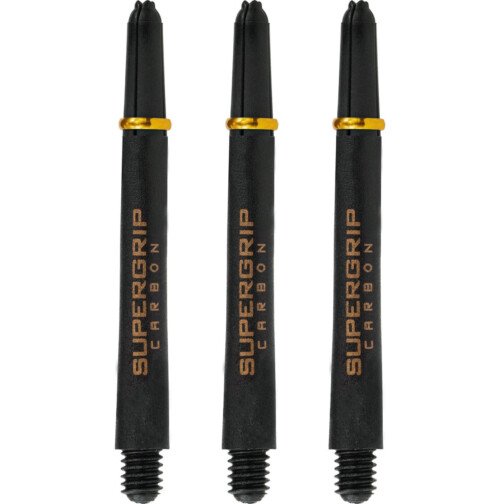 Harrows Supergrip Carbon Dart - Black & Gold