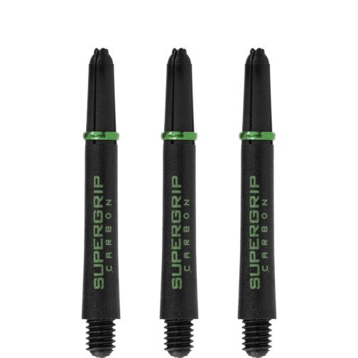 Harrows Supergrip Carbon Shafts - Black & Green