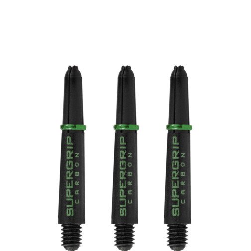 Harrows Supergrip Carbon Dart - Black & Green