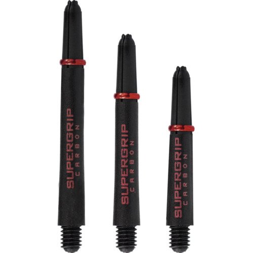 Harrows Supergrip Carbon Dart Shafts – Black & Red