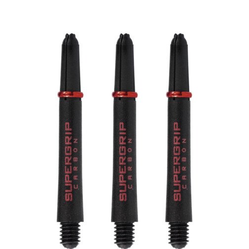 Harrows Supergrip Dart Shafts - Black & Red