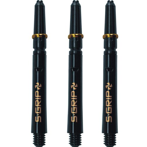 Harrows Supergrip Stems - Dart Shafts - Black Gold