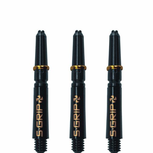 Harrows Spin Stems - Dart Shafts - Black Gold