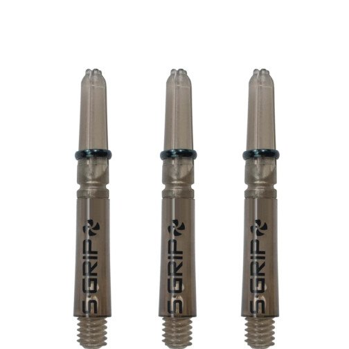 Harrows Supergrip Spin Stems - Dart Shafts - Smokey