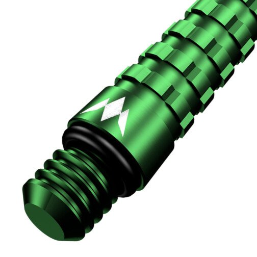 Mission Atom13 Aluminium Shafts - Anodised Metal Stems - Green5