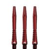 Mission Atom13 Aluminium Shafts - Anodised Stems - Red