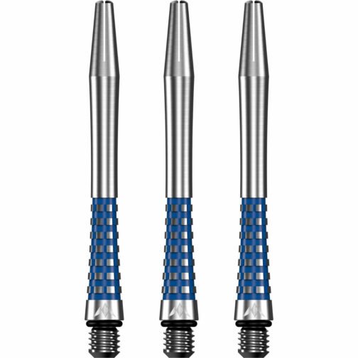 Mission Atom13 Aluminium Shafts - Natural Metal - Blue