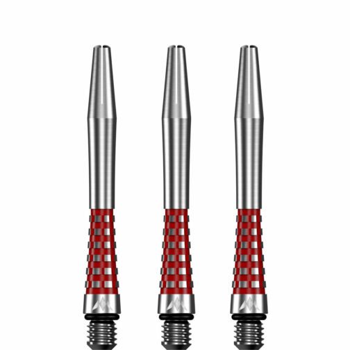 Mission Atom13 Aluminium Shafts - Metal Stems - Red