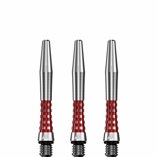 Mission Aluminium Shafts - Natural Metal Stems - Red