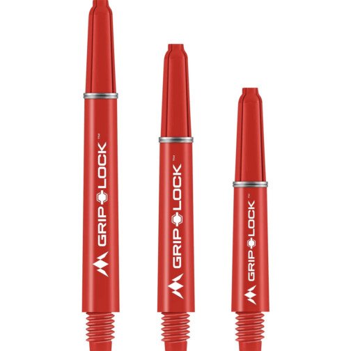 Mission GripLock Shafts - Dart Stems - Red