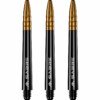 Mission Sabre Shafts - Polycarbonate Stems - Black - Gold Top