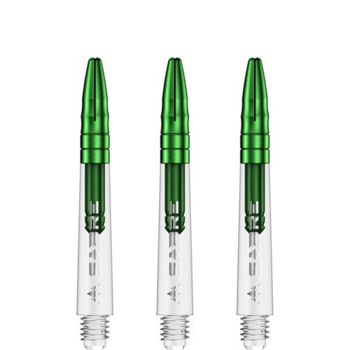 Mission Sabre Shafts - Polycarbonate Dart Stems - - Green