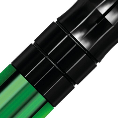 Mission Shafts - Polycarbonate Dart Stems - Green - Black Top