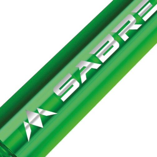 Mission Shafts - Polycarbonate Dart Stems - Green - Black Top