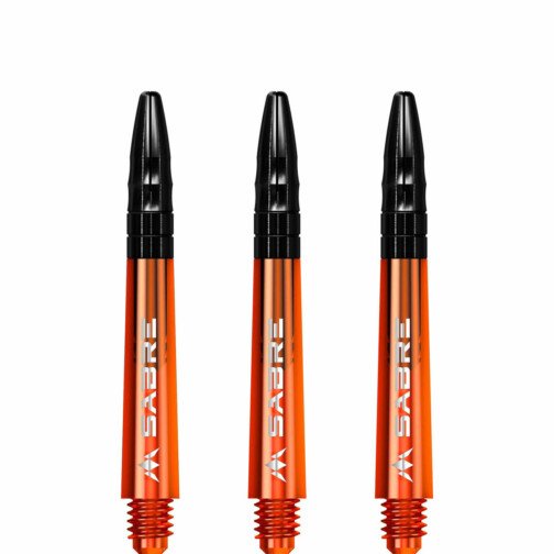 Mission Sabre Shafts - Dart Stems - Orange - Top