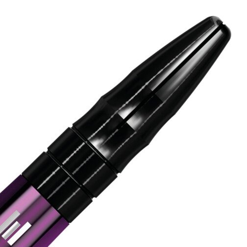 Mission Sabre - Polycarbonate Dart Stems - Purple - Black Top