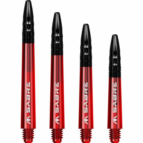 Mission Sabre Shafts – Polycarbonate Stems – Red – Black Top