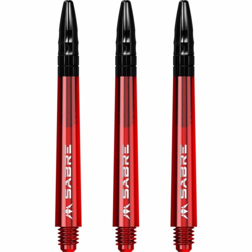 Mission Sabre - Polycarbonate Dart Stems - Red - Top