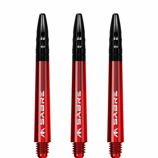 Mission Sabre Shafts - Polycarbonate Stems - Red - Top