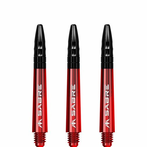 Mission Sabre Shafts Stems - Red - Black Top