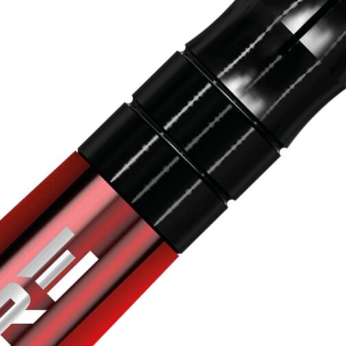 Mission Sabre Shafts - Polycarbonate Dart - Red - Black Top