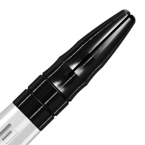 Mission Sabre - Polycarbonate Dart Stems - White - Black Top