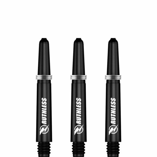 Ruthless Deflectagrip Dart - Nylon Stems with Springs - Black