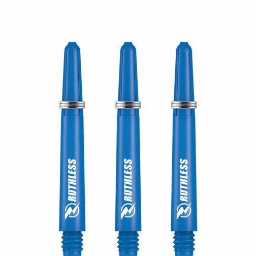 Ruthless Deflectagrip Dart Shafts - Stems with Springs - Blue