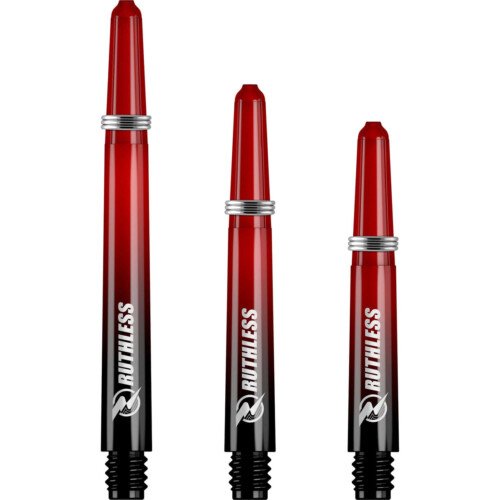 Ruthless Deflectagrip Plus Dart Shafts – Polycarbonate Red