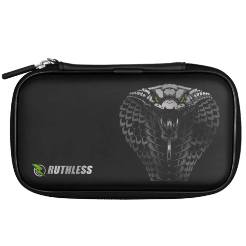 Ruthless Designed EVA Dart Case – Large – Black – Cobra Green