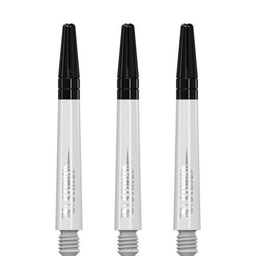 Ruthless Sting Dart Shafts - Polycarbonate - Solid White - Top