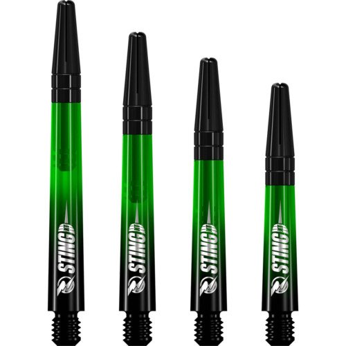 Ruthless Sting XT Shafts – Gradient Black & Green – Black Top