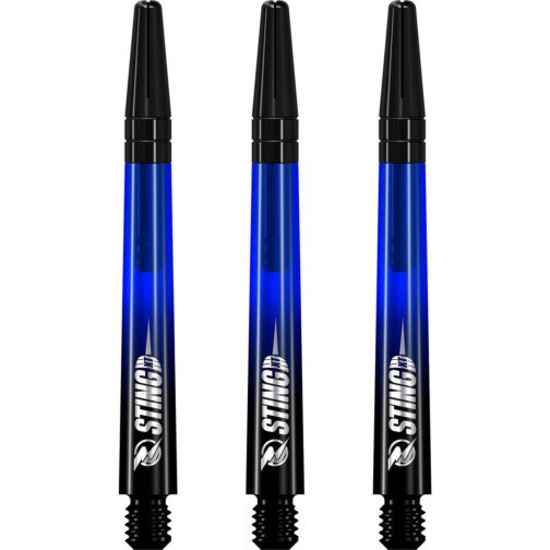 Ruthless Sting XT Dart Shafts - Polycarbonate - Gradient Black & Blue - Top