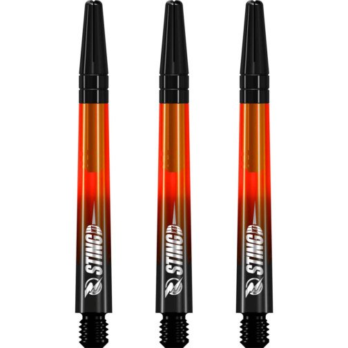 Ruthless Sting XT Dart Shafts - Polycarbonate - Gradient Black & - Black Top