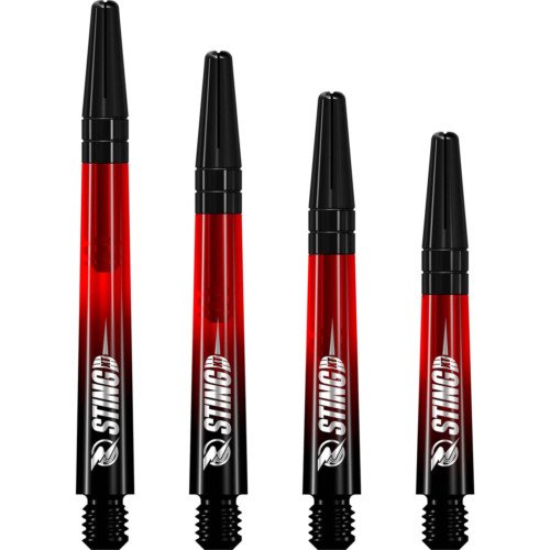 Ruthless Sting XT  Shafts – Gradient Black & Red – Black Top