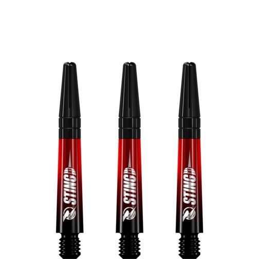 Ruthless Sting XT Shafts - Polycarbonate - Gradient Black & Red - Black Top