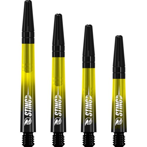 Ruthless Sting XT  Shafts –  Gradient Black & Yellow – Black Top